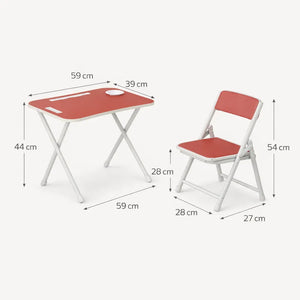 Tiny Tots Foldable Desk & Chair Set