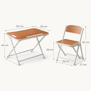 Tiny Tots Foldable Desk & Chair Set