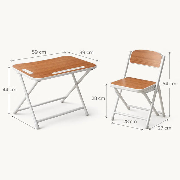 Tiny Tots Foldable Desk & Chair Set