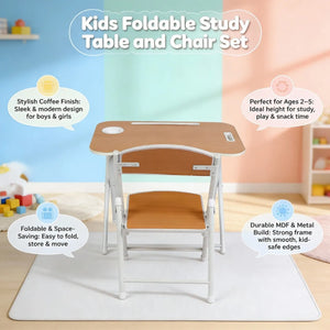 Tiny Tots Foldable Desk & Chair Set