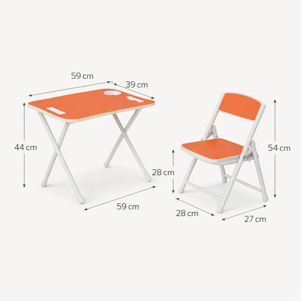 Tiny Tots Foldable Desk & Chair Set