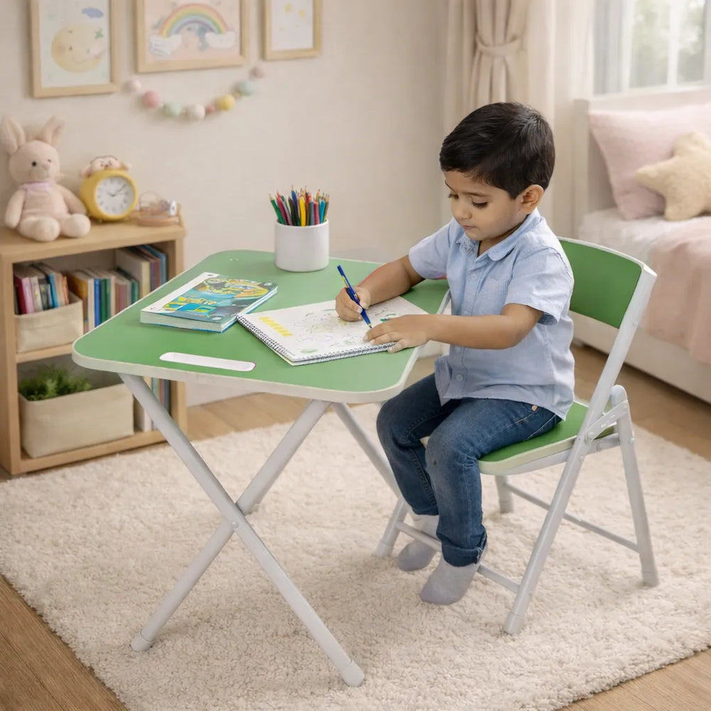 Tiny Tots Foldable Desk & Chair Set