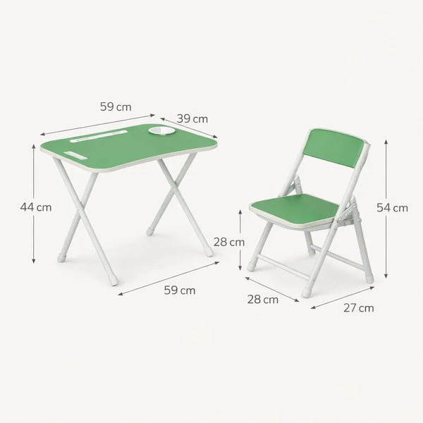 Tiny Tots Foldable Desk & Chair Set