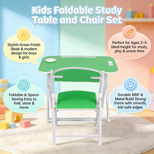 Tiny Tots Foldable Desk & Chair Set
