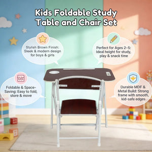 Tiny Tots Foldable Desk & Chair Set