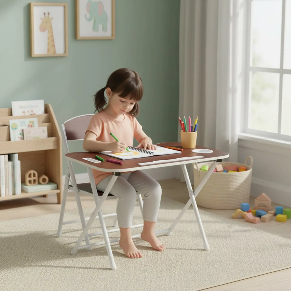 Tiny Tots Foldable Desk & Chair Set