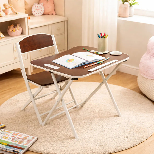 Tiny Tots Foldable Desk & Chair Set