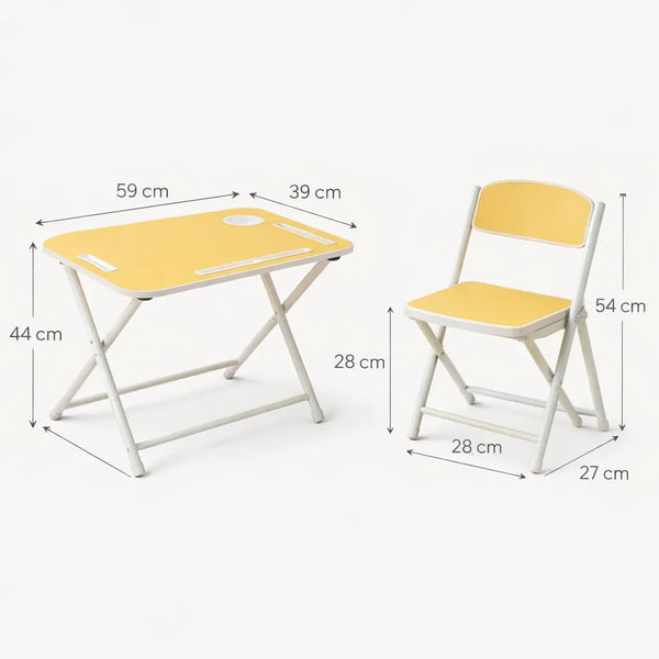 Tiny Tots Foldable Desk & Chair Set