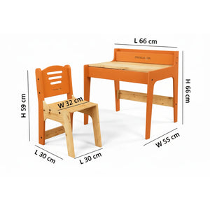 PineWood Table Chair Set (2-10 yrs)