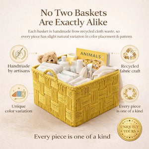 Square Cotton Basket - Large