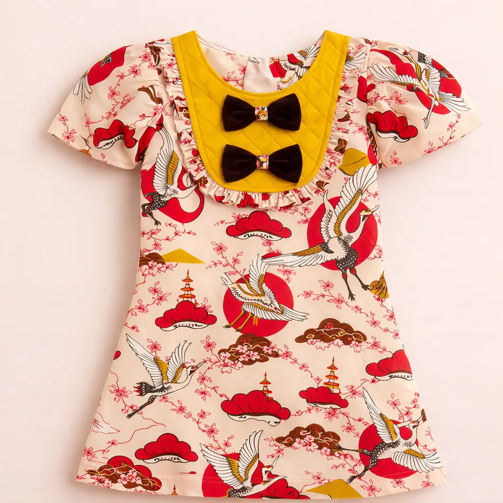 Robin Birdie Print Dress