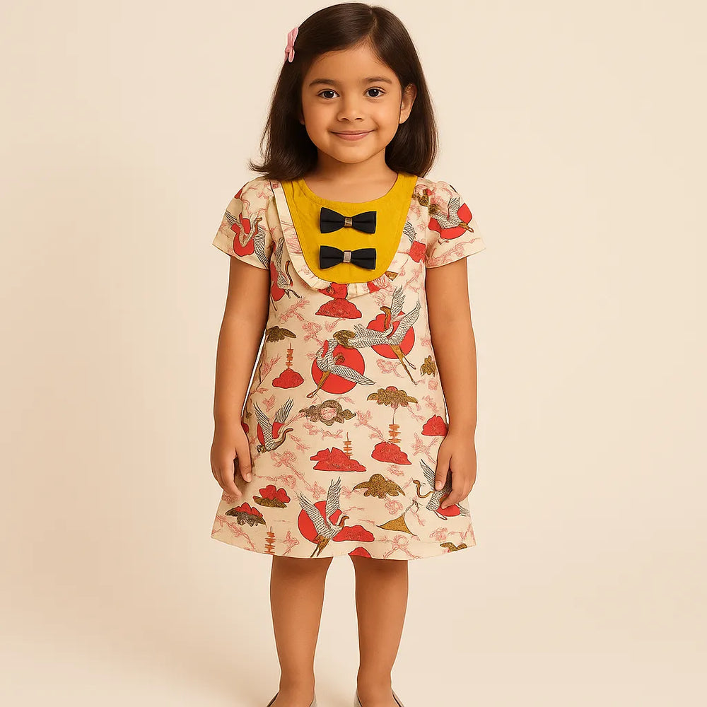 Robin Birdie Print Dress