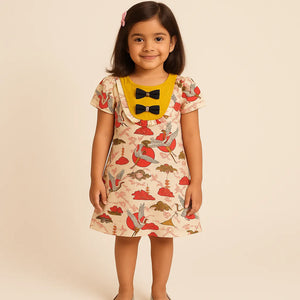 Robin Birdie Print Dress