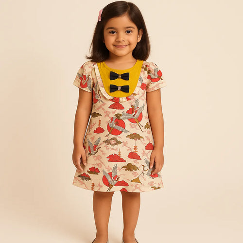 Robin Birdie Print Dress
