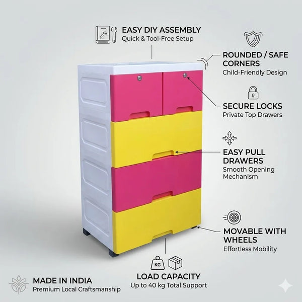 4-Layer Twin Top Cabinet