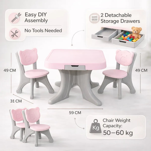 Little Drawers Desk & Chair Set