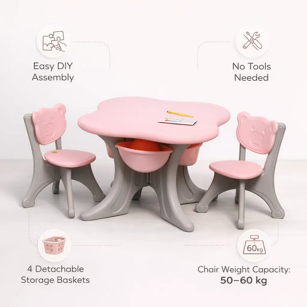 The Basket Buddy Desk & Chair Set