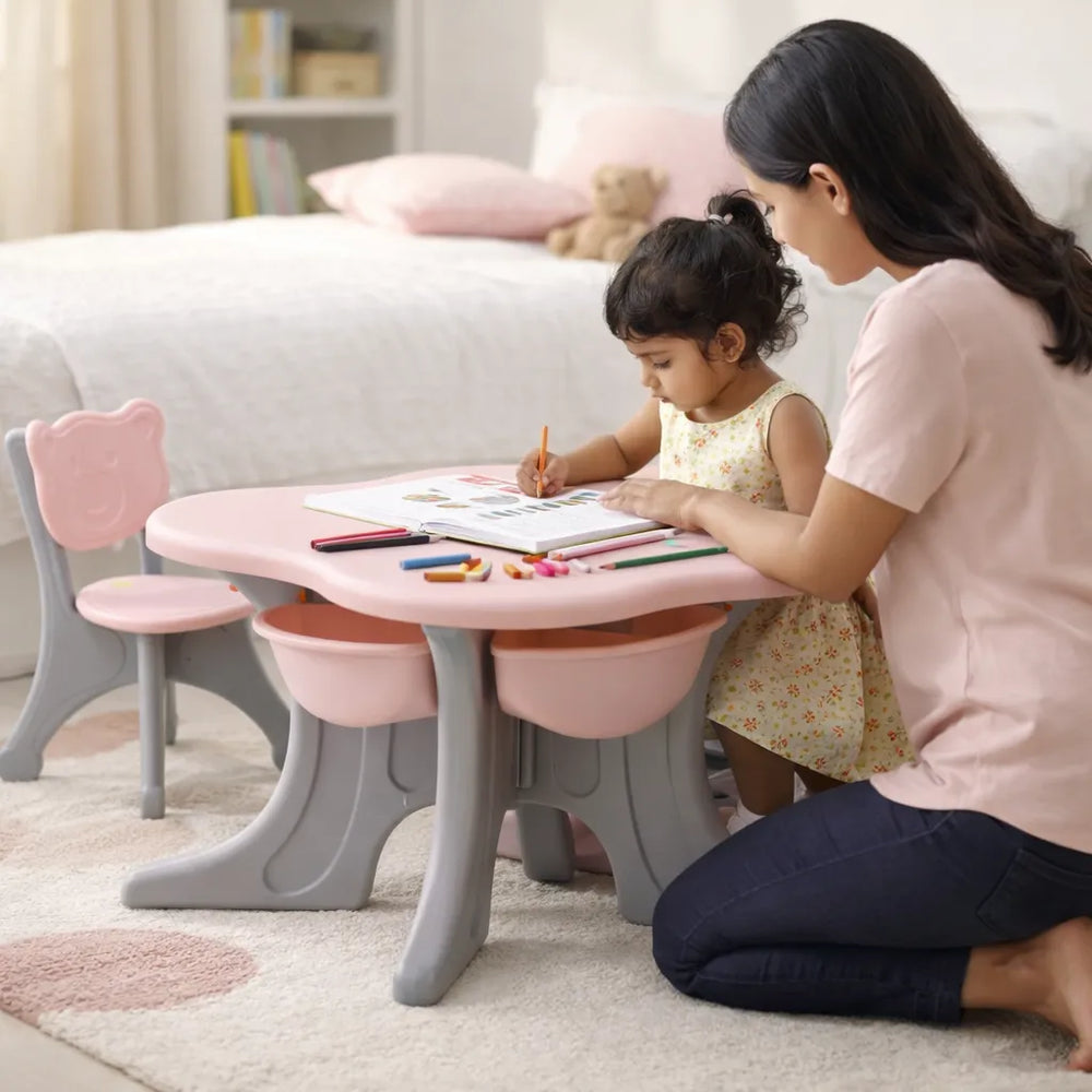 The Basket Buddy Desk & Chair Set