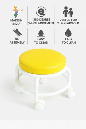 Kids Stool on Wheels