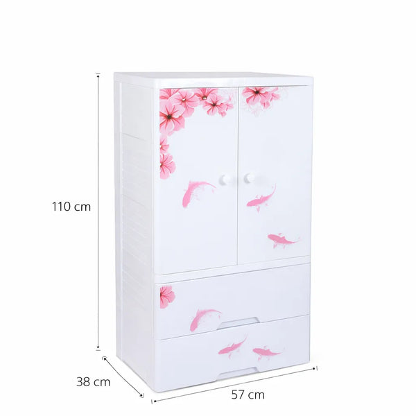 Pink Flowers Wardrobe (Small)