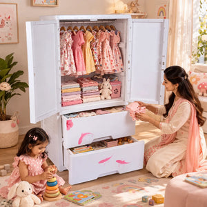 Pink Flowers Wardrobe (Small)