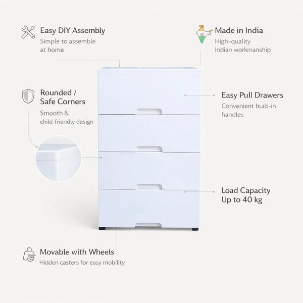 4-Layer Storage Cabinet