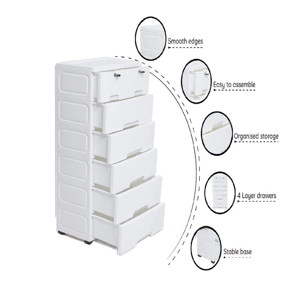 6-Layer Twin Top Organizer