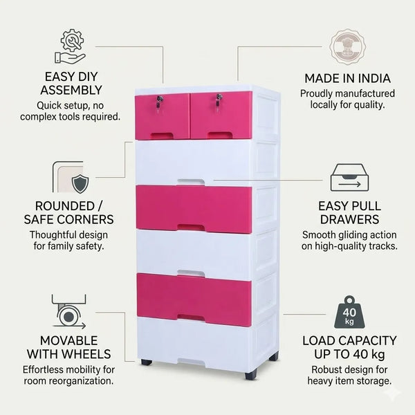 6-Layer Twin Top Organizer