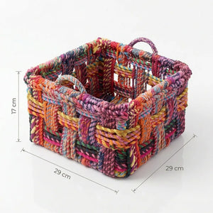 Square Cotton Basket - Small