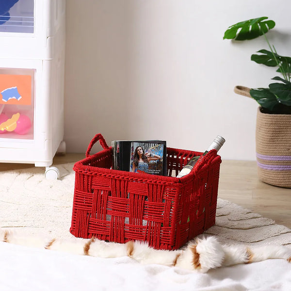 Square Cotton Basket - Small
