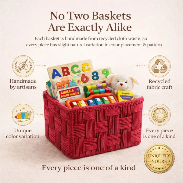 Square Cotton Basket - Small