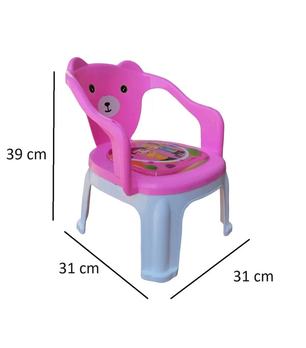 Kids Chair With Cushion Seat Green