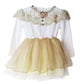 White Net Fairy Party Dress Shimmer 2-6 Years