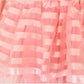White Pink Dress Cotton Frills 4-5 Years