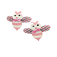 Pink Bee Hair Clips