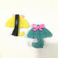 Hair Clip Yellow Green
