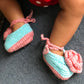 Newborn Baby Handmade Prewalker Booties 3-6 Months