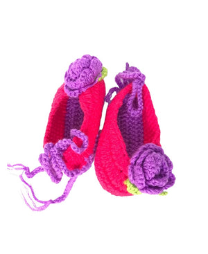 Newborn Baby Handmade Prewalker Booties 9-12 Months