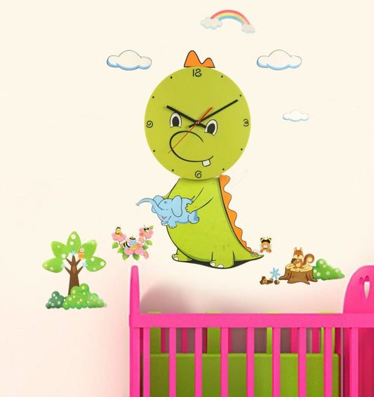 Wall Clock Dino