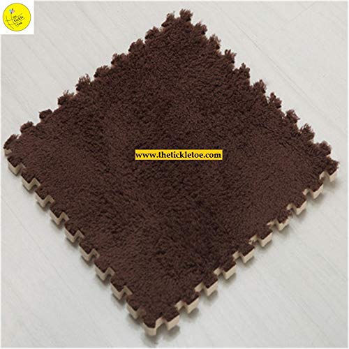 Soft Fur EVA Mats 10 pcs Rose & Coffee