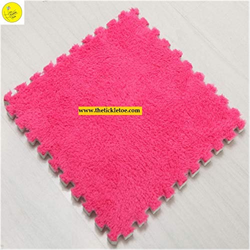 Soft Fur EVA Mats 10 pcs Rose & Coffee