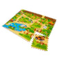 Wild Animal Zoo Foam Play Puzzle Mat 12 Pcs