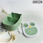 Small Plastic Own Lunch Box  Multi Color Set of 2