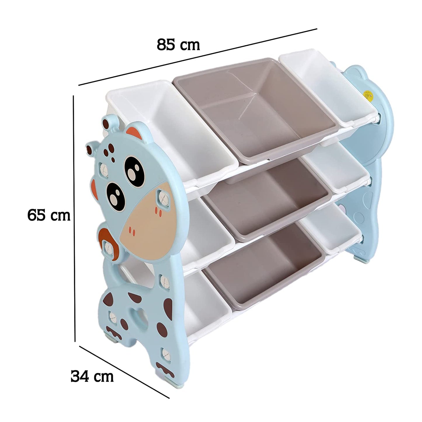 Kids Multifunctional Book Toy Organizer Storage Rack