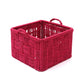 Cotton Rope Basket Pink (Large)