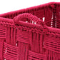 Cotton Rope Basket Pink (Large)
