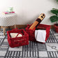 Cotton Rope Basket Red 2 (L+S)