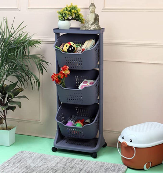 Storage Rolling Cart (Grey)