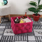 Cotton Rope Basket Pink (Large)