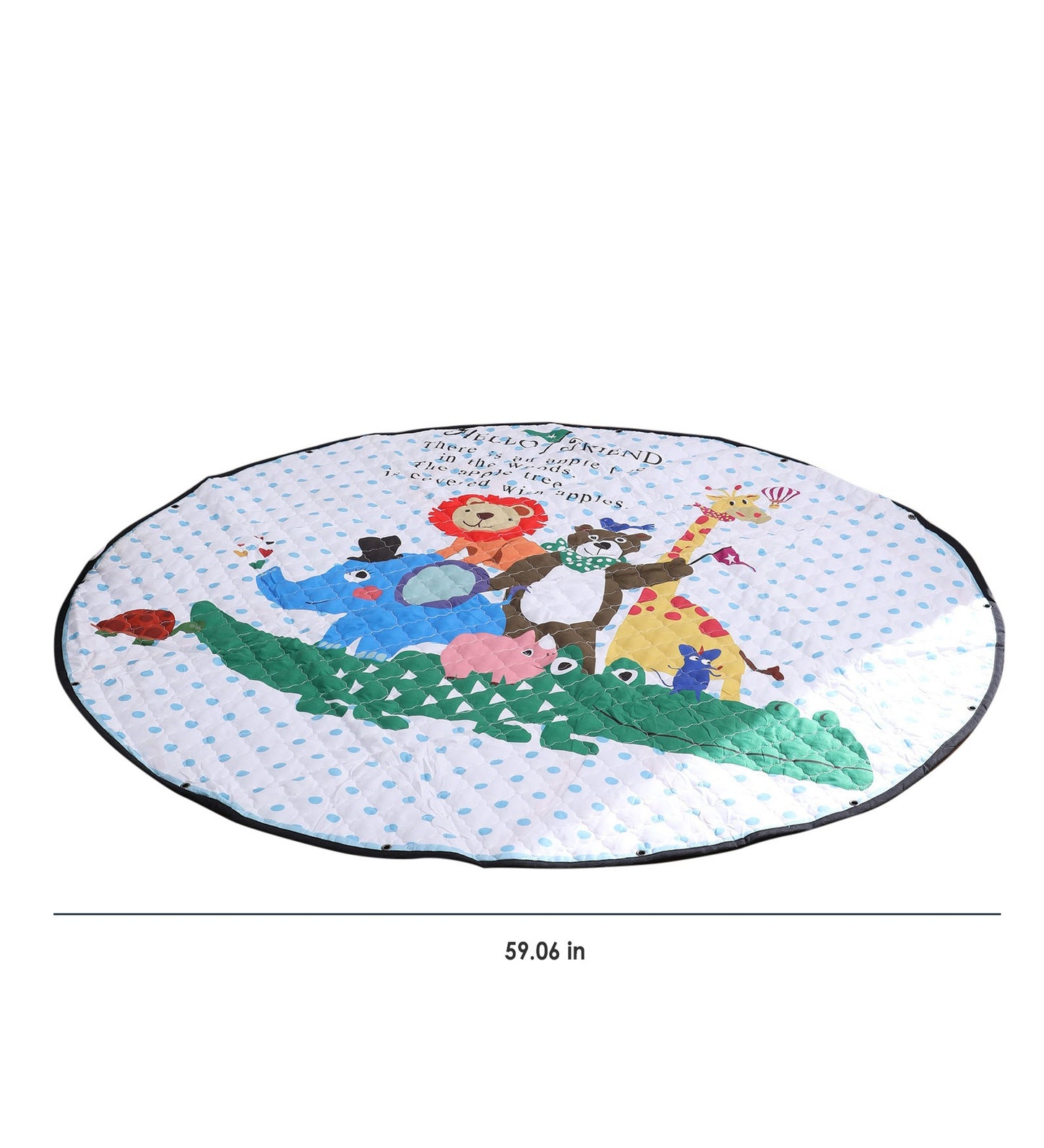 Animal Zoo Play & Go Mat